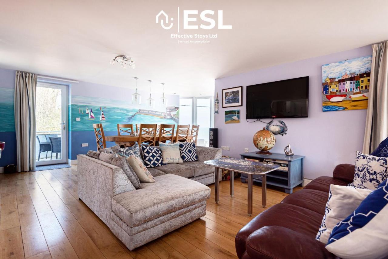 Beautiful En Suite 5 Bedroom Home With Sea Views New Quay  Kültér fotó