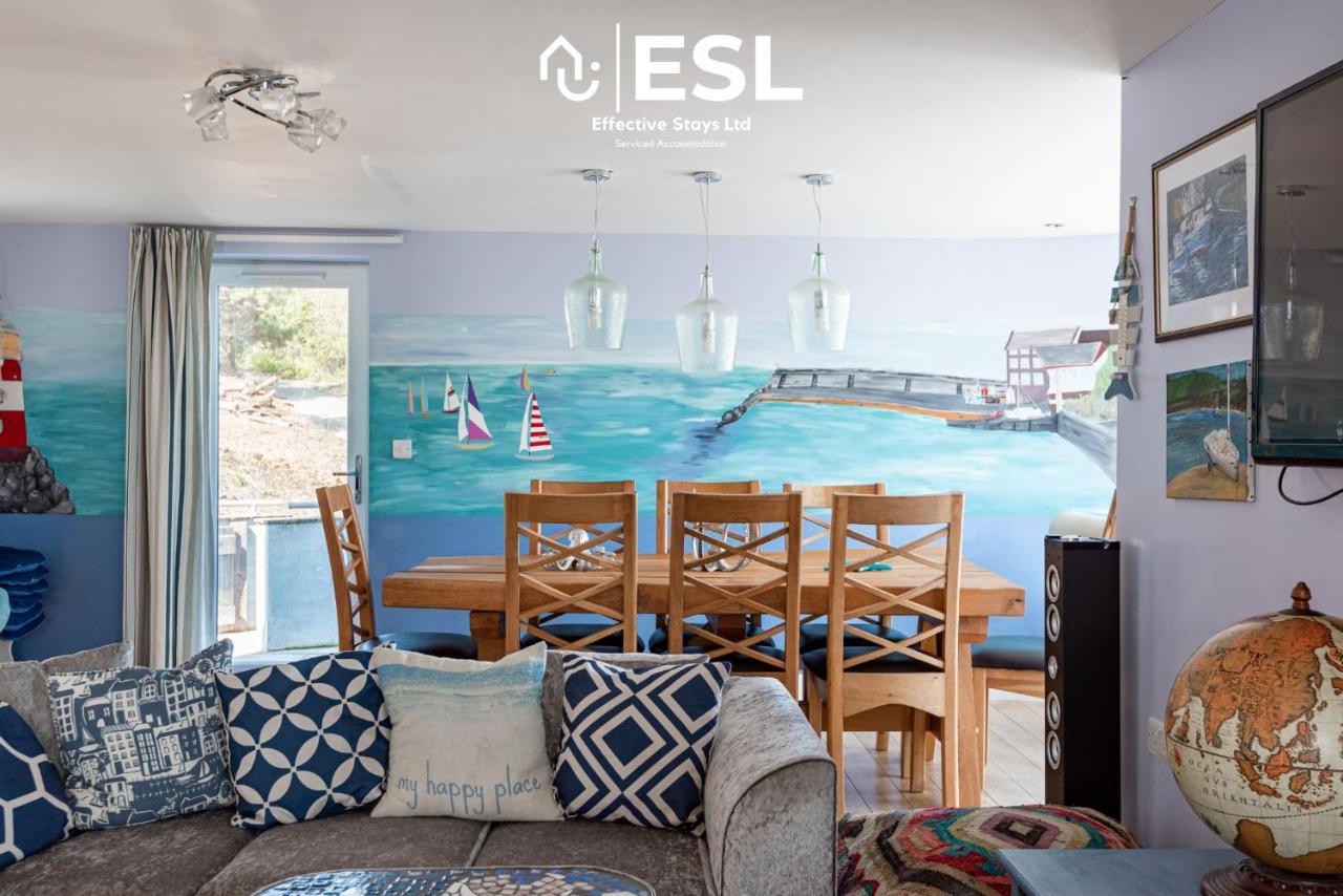 Beautiful En Suite 5 Bedroom Home With Sea Views New Quay  Kültér fotó